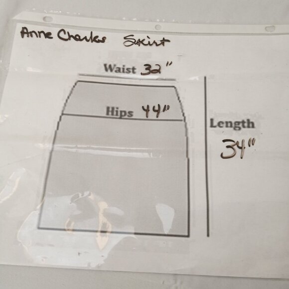 Vintage Anne Charles Maxi Slip Skirt Boho Romantics Size L Made in USA 1980 - Picture 8 of 8